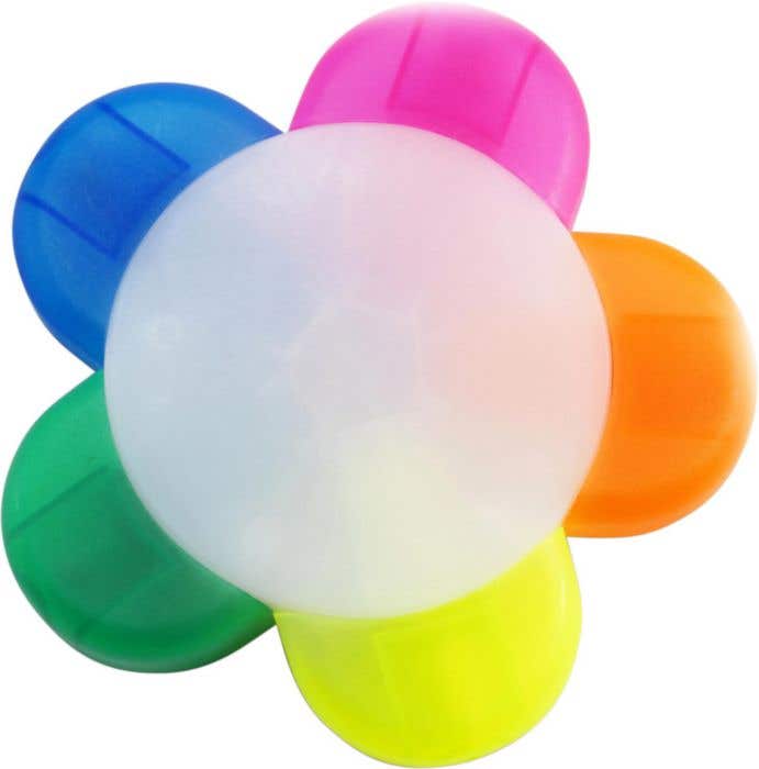 Highlighter set Brodie | Plastic | 5 colors