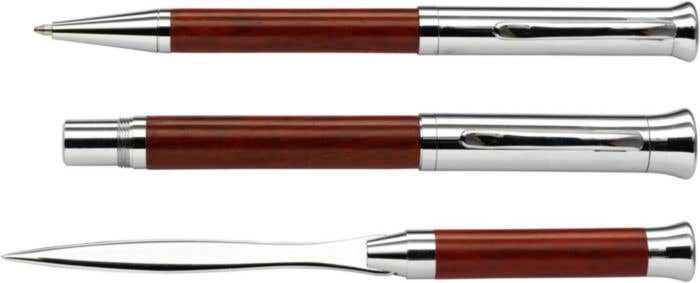 Writing set Paulette | Rosewood | 3 pcs