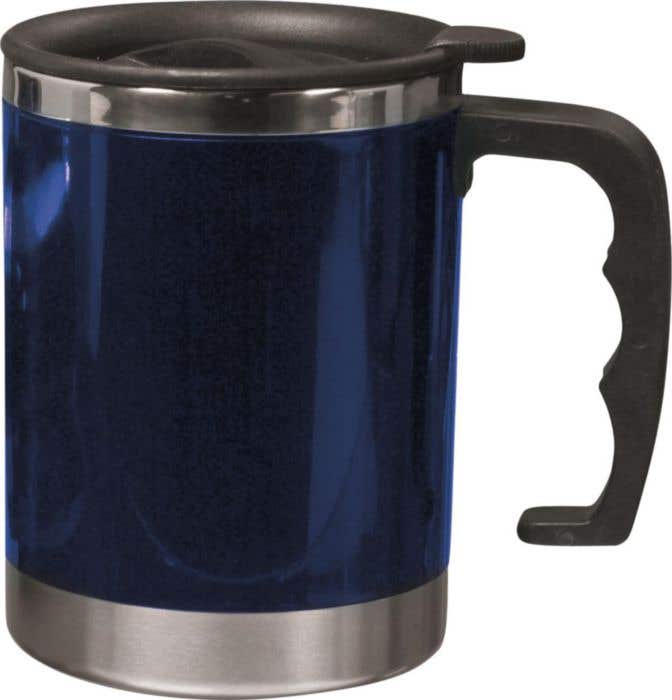 Stainless steel and AS double walled mug Gabi