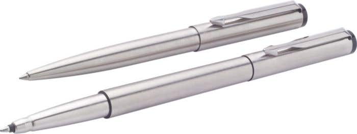 Parker Vector Steel set ball pen + Rollerball