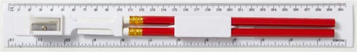 PS ruler with pencil Pascale