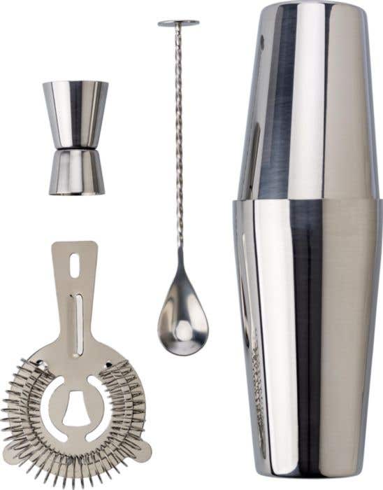 Cocktail set Tatiana | Stainless steel | 4 pcs